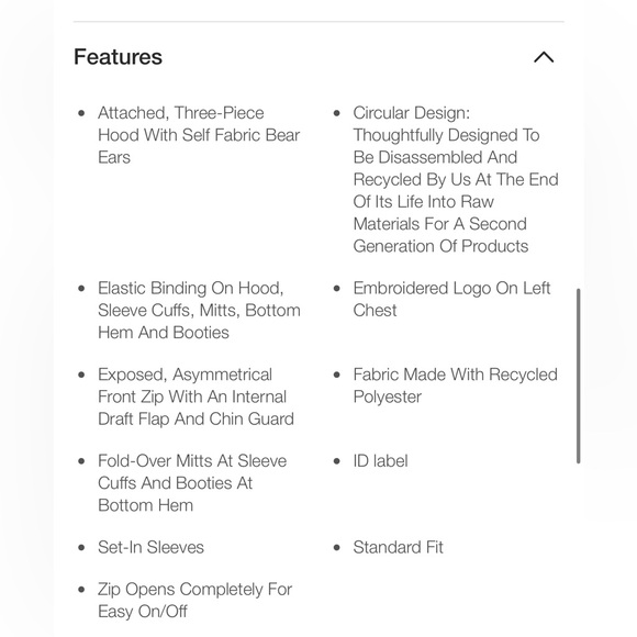 North face baby Campshire one piece - pale pink - 12-18months - Picture 5 of 6